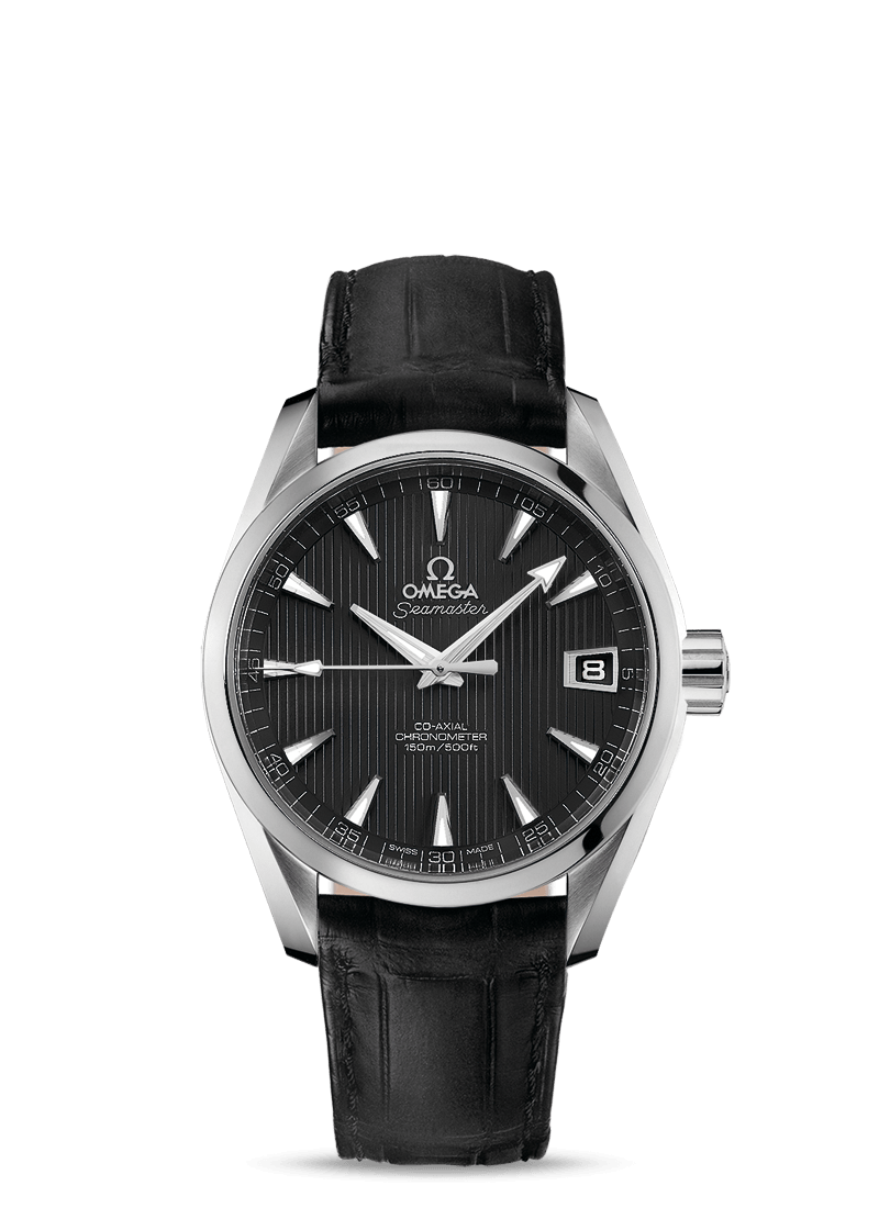 Omega 231.13.39.21.06.001 : Seamaster Aqua Terra 150M Co-Axial 38.5 Stainless Steel / Grey