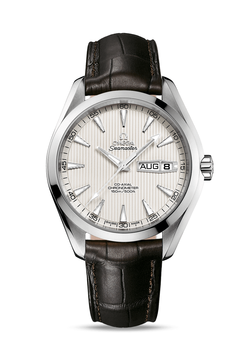 Omega 231.13.43.22.02.001 : Seamaster Aqua Terra 150m Co-Axial 43 Annual Calendar Stainless Steel / Silver