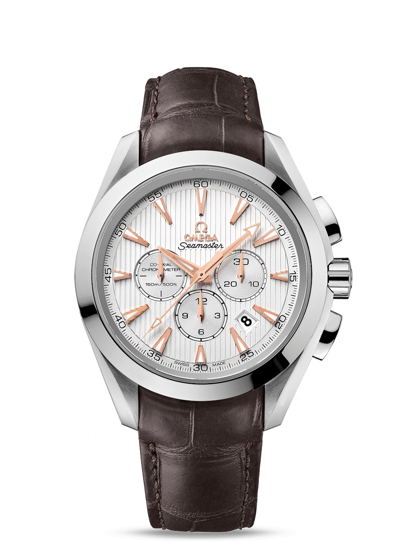Omega 231.13.44.50.02.001 : Seamaster Aqua Terra 150M Co-Axial 44 Chronograph Stainless Steel / Silver