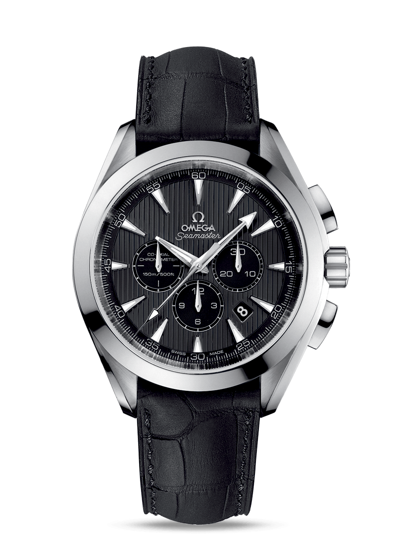 Omega 231.13.44.50.06.001 : Seamaster Aqua Terra 150M Co-Axial 44 Chronograph Stainless Steel / Grey