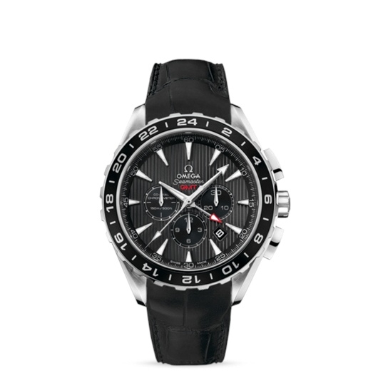 Omega 231.13.44.52.06.001 : Seamaster Aqua Terra 150M Co-Axial 44 GMT Chronograph Stainless Steel / Grey