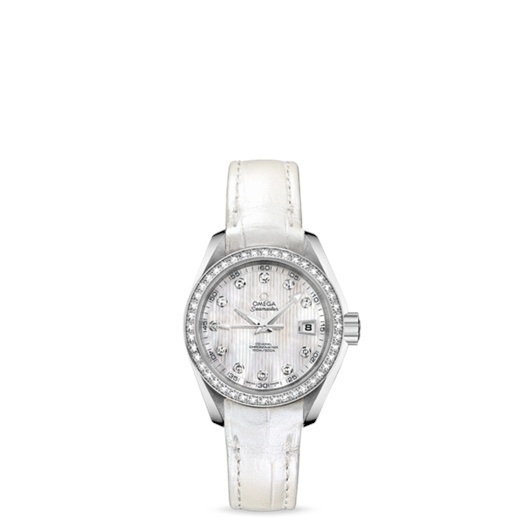Omega 231.18.30.20.55.001 : Seamaster Aqua Terra 150M Co-Axial 30 Stainless Steel / Diamond / MOP