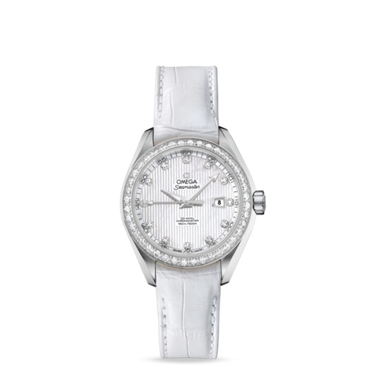 Omega 231.18.34.20.55.001 : Seamaster Aqua Terra 150M Co-Axial 34 Stainless Steel / Diamond / MOP