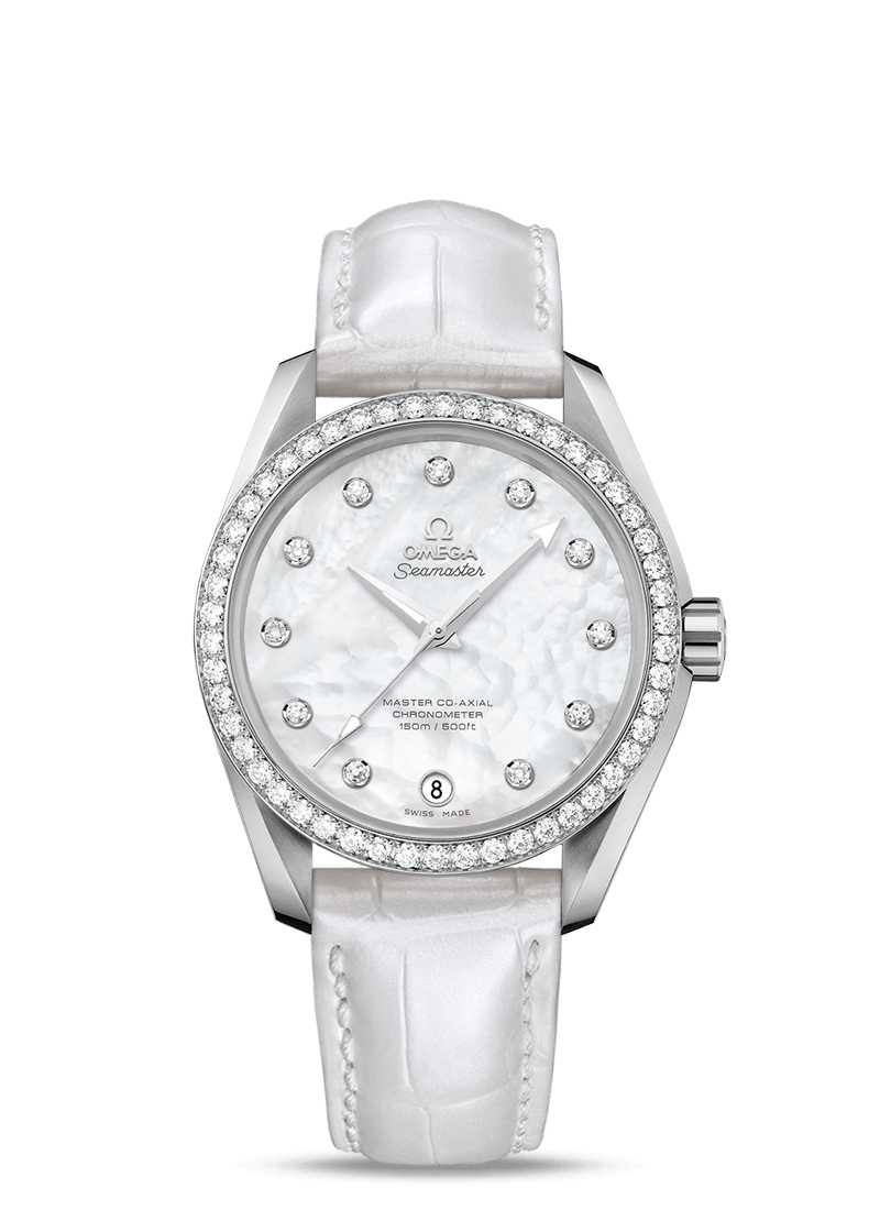 Omega 231.18.39.21.55.001 : Seamaster Aqua Terra 150M Master Co-Axial 38.5 Stainless Steel / Diamond / MOP