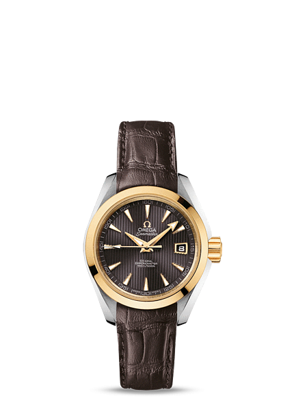 Omega 231.23.30.20.06.002 : Seamaster Aqua Terra 150M Co-Axial 30 Stainless Steel / Yellow Gold / Grey
