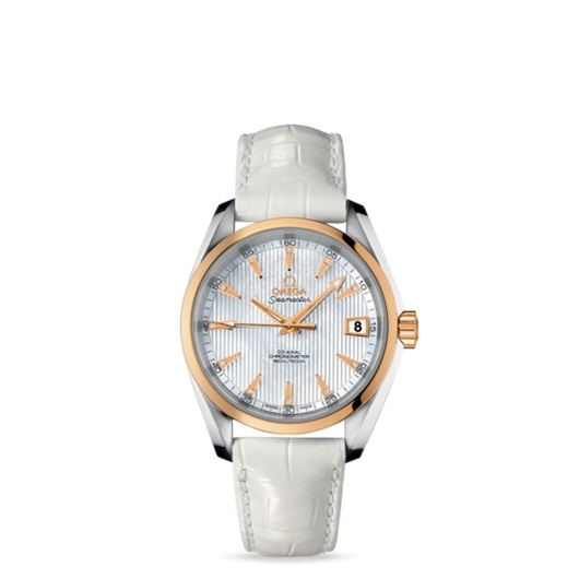 Omega 231.23.39.21.55.002 : Seamaster Aqua Terra 150M Co-Axial 38.5 Stainless Steel / Yellow Gold / MOP