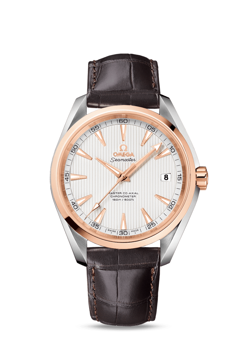 Omega 231.23.42.21.02.001 : Seamaster Aqua Terra 150m Master Co-Axial 41.5 Stainless Steel / Red Golf / Silver