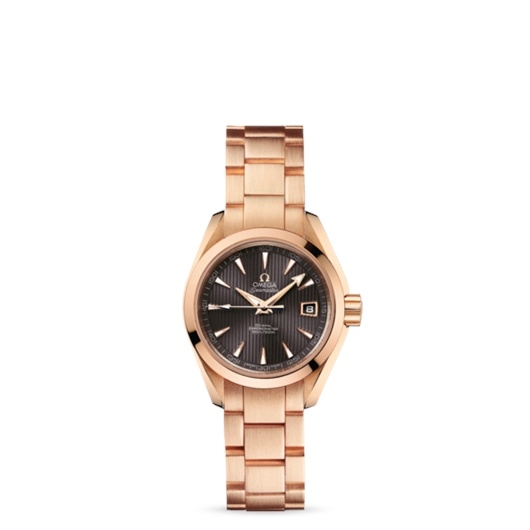 Omega 231.50.30.20.06.001 : Seamaster Aqua Terra 150M Co-Axial 30 Red Gold / Grey / Bracelet