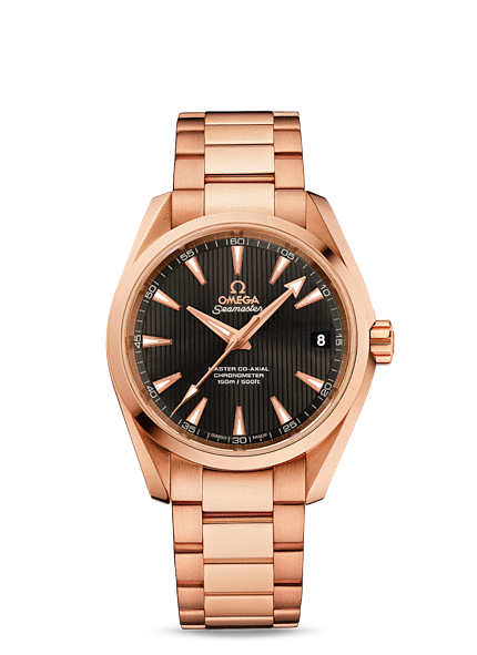 Omega 231.50.39.21.06.003 : Seamaster Aqua Terra 150m Master Co-Axial 38.5 Red Gold / Grey / Bracelet