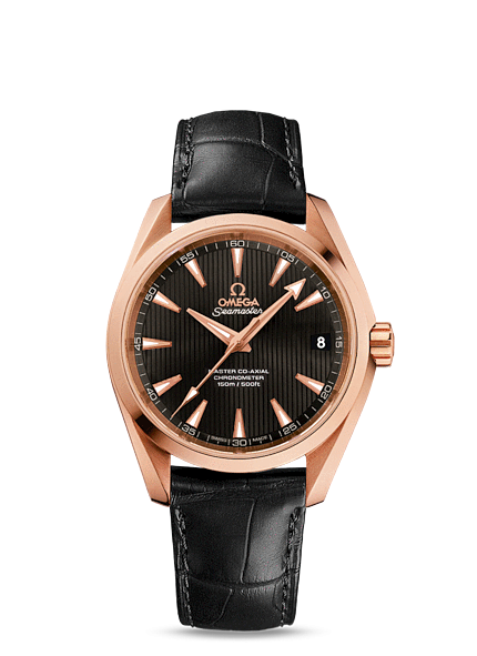 Omega 231.53.39.21.06.003 : Seamaster Aqua Terra 150m Master Co-Axial 38.5 Red Gold / Grey / Bracelet