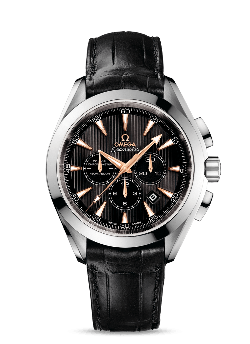 Omega 231.53.44.50.01.001 : Seamaster Aqua Terra 150M Co-Axial 44 Chronograph White Gold / Black
