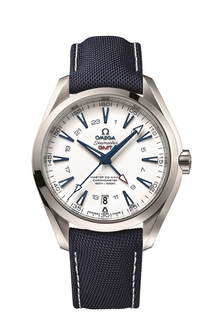 Omega 231.92.43.22.04.001 : Seamaster Aqua Terra 150M Co-Axial 43 GMT Titanium / White / GoodPlanet