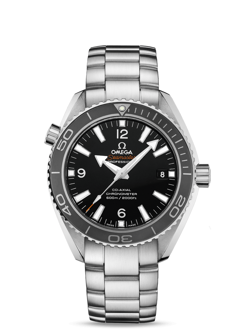 Omega 232.30.42.21.01.001 : Seamaster Planet Ocean 600M Co-Axial 42 Stainless Steel / Black / Bracelet