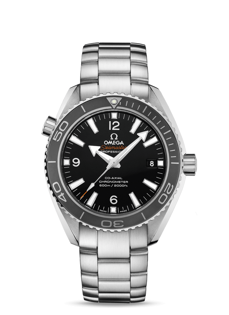 Omega 232.30.42.21.01.006 : Seamaster Planet Ocean 600M Co-Axial 42 Stainless Steel / Black / Bracelet / SBS