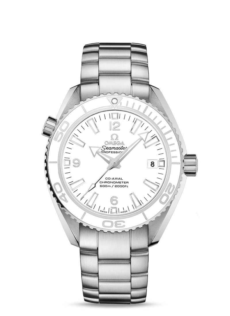 Omega 232.30.42.21.04.001 : Seamaster Planet Ocean 600M Co-Axial 42 Stainless Steel / White / Bracelet