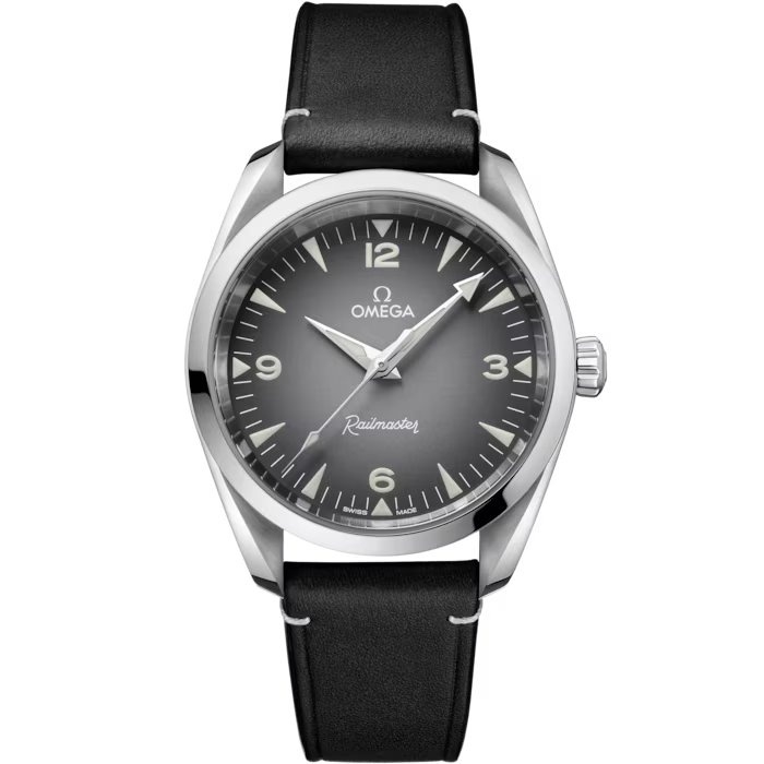 Omega 235.12.38.20.06.001 : Railmaster Omega Co-Axial Master Chronometer 38 Stainless Steel / Grey Gradient