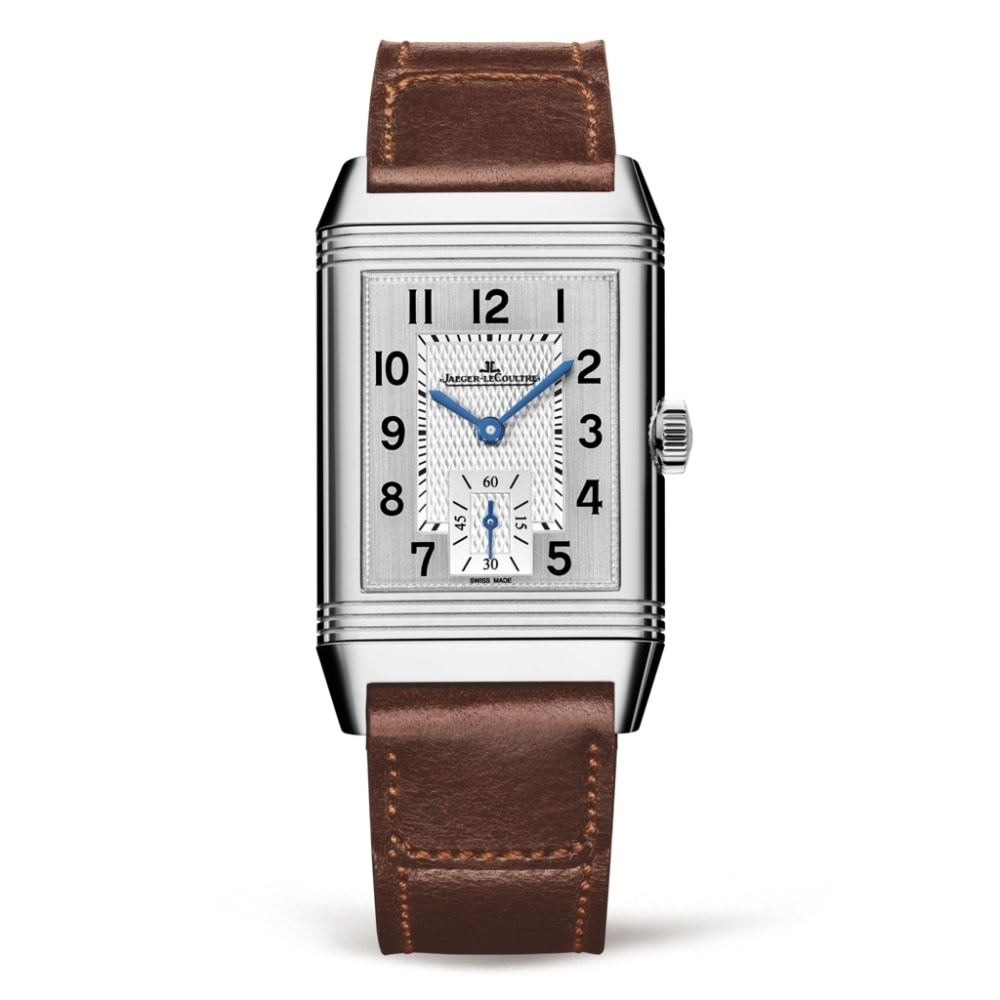 Jaeger-LeCoultre 2458422 : Reverso Classic Medium Duoface Small Seconds Stainless Steel / Silver / Fagliano