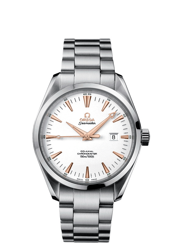 Omega 2502.34.00 : Seamaster Aqua Terra 150M Co-Axial 42.2 Stainless Steel / White / Bracelet
