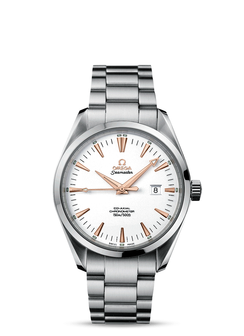 Omega 2503.34.00 : Seamaster Aqua Terra 150M Co-Axial 39.2 Stainless Steel / White / Bracelet
