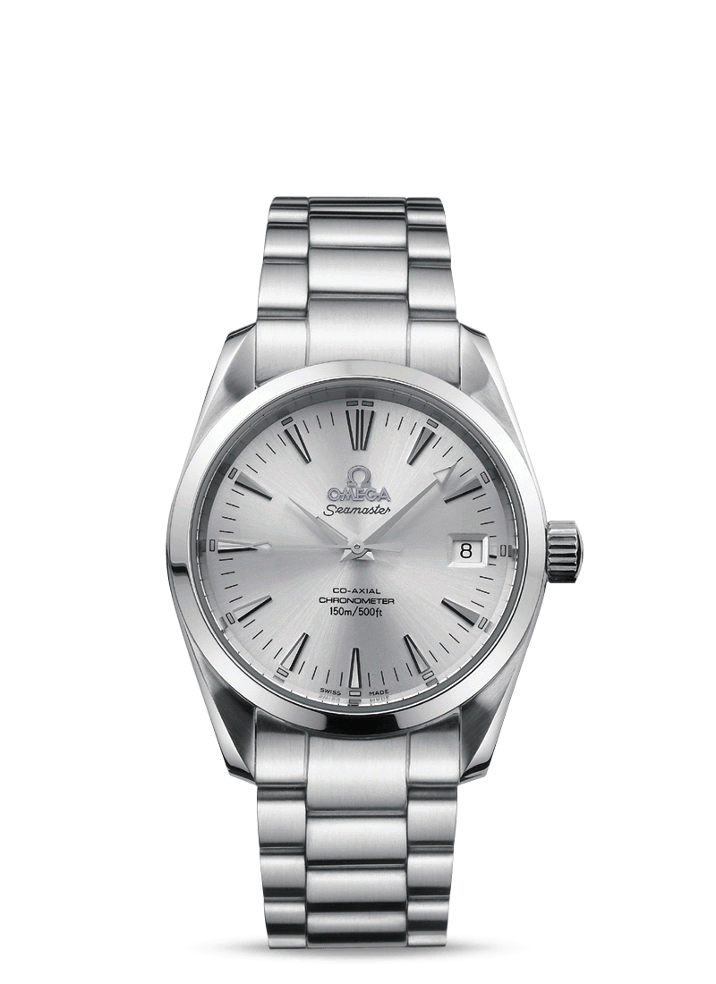 Omega 2504.30.00 : Seamaster Aqua Terra 150M Co-Axial 36.2 Stainless Steel / Silver / Bracelet