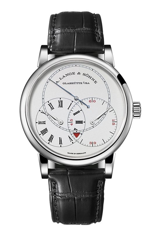 A. Lange & Söhne 252.025 : Richard Lange Jumping Seconds Platinum / Silver