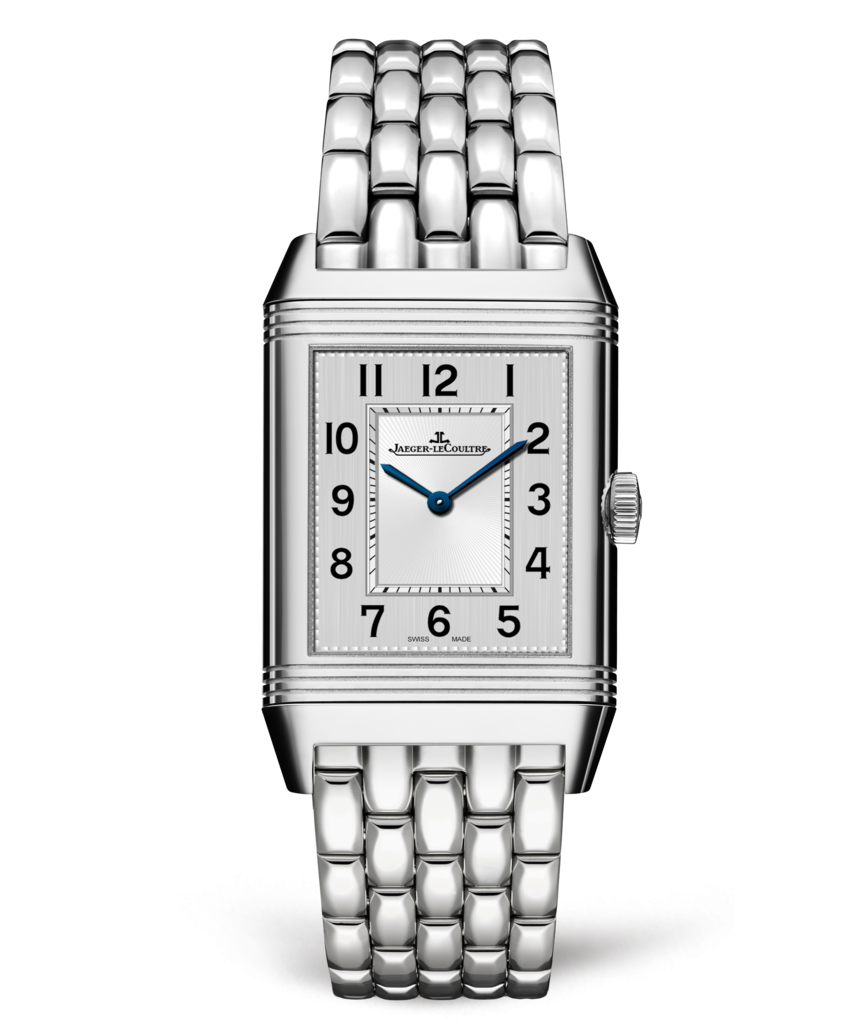 Jaeger-LeCoultre 2538120 : Reverso Classic Medium Stainless Steel / Silver / Bracelet