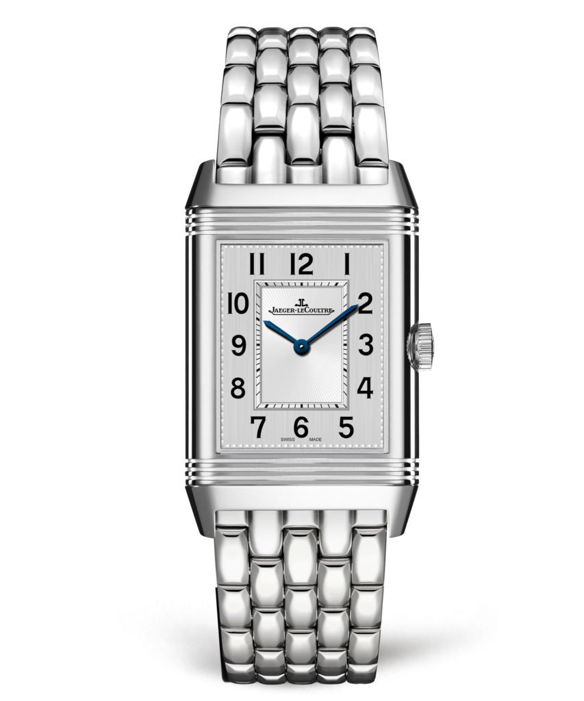 Jaeger-LeCoultre 2548120 : Reverso Classic Medium Thin Stainless Steel / Silver / Bracelet