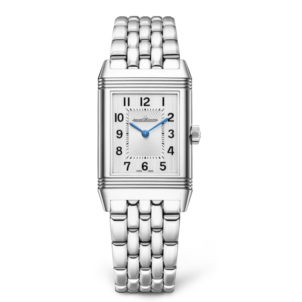 Jaeger-LeCoultre 2548140 : Reverso Classic Medium Thin Stainless Steel / Silver / Bracelet
