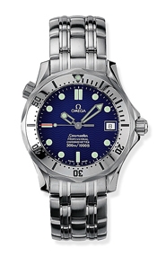 Omega 2552.80.00 : Seamaster Diver 300M Automatic 36.25 Stainless Steel / Blue / Bracelet
