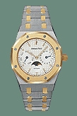 Audemars Piguet 25594SA.OO.0789SA.06 : Royal Oak 25594 Moon Phase Stainless Steel / Yellow Gold / White