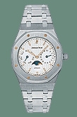 Audemars Piguet 25594ST.OO.0789ST.05 : RoyalOak 25594 Moon Phase Stainless Steel / White