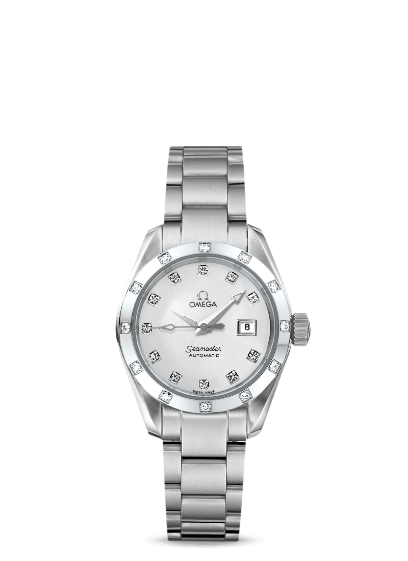 Omega 2564.75.00 : Seamaster Aqua Terra 150M Automatic 29.2 Stainless Steel / Diamond / MOP  / Bracelet