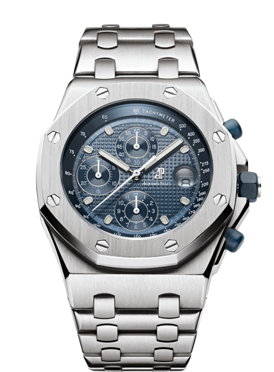 Audemars Piguet 25721ST.OO.1000ST.01 : Royal Oak OffShore 25721 Chronograph Stainless Steel / Blue