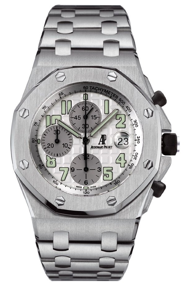 Audemars Piguet 25721ST.OO.1000ST.07 : Royal Oak OffShore 25721 Chronograph Stainless Steel / Silver