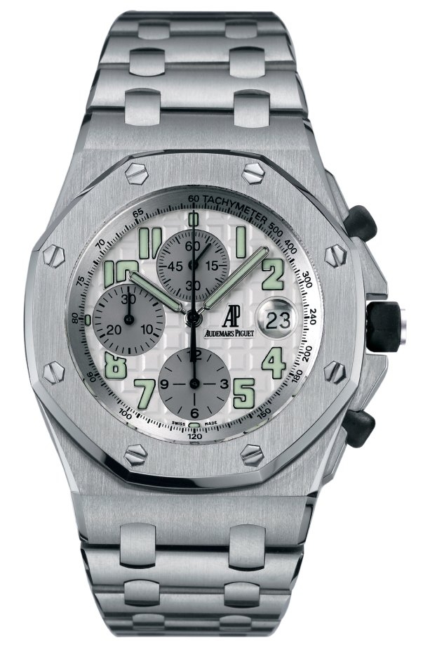 Audemars Piguet 25721TI.OO.1000TI.05 : Royal Oak OffShore 25721 Chronograph Titanium / Silver
