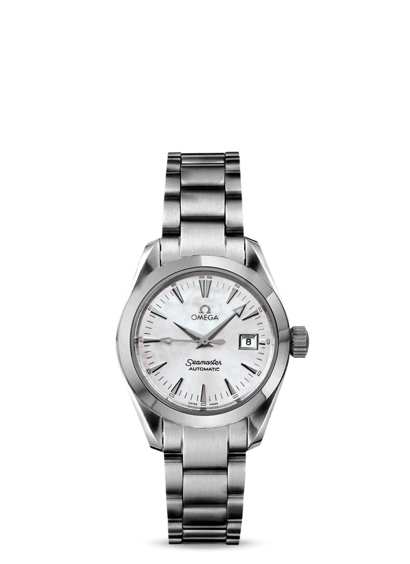 Omega 2573.70.00 : Seamaster Aqua Terra 150M Automatic 29.2 Stainless Steel / MOP  / Bracelet