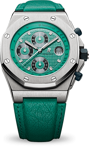 Audemars Piguet 25770ST.O.0009/07 : Royal Oak OffShore 25770 Chronograph Turqoise