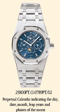 Audemars Piguet 25800PT.O.0789PT.02 : Royal Oak 25800 Perpetual Calendar Platinum / Blue
