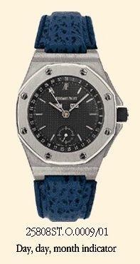 Audemars Piguet 25808ST.O.0009/01 : Royal Oak OffShore 25808 Full Calendar Blue