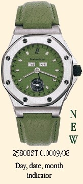 Audemars Piguet 25808ST.O.0009/08 : Royal Oak OffShore 25808 Full Calendar Green