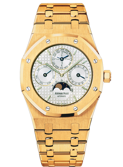 Audemars Piguet 25820BA.OO.0944BA.02 : Royal Oak Perpetual Calendar Yellow Gold / Silver