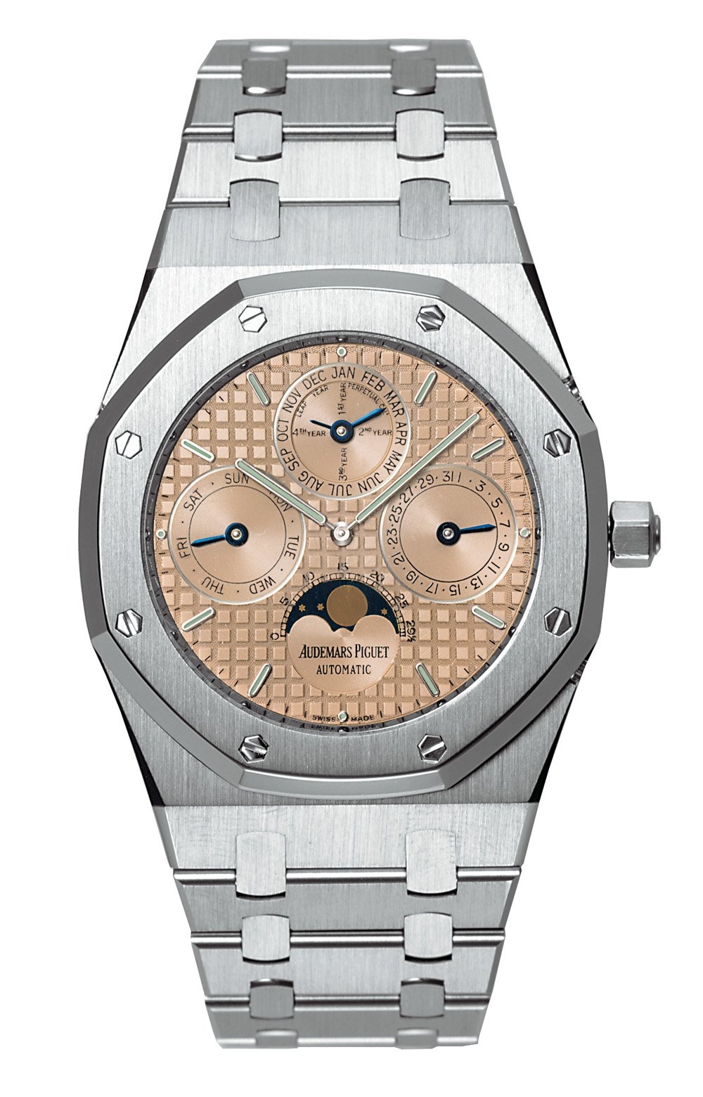 Audemars Piguet 25820PT.O.0944PT.04 : Royal Oak 25820 Perpetual Calendar Platinum / Salmon