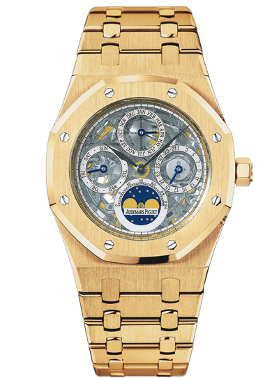 Audemars Piguet 25829BA.OO.0944BA.01 : Royal Oak Perpetual Calendar Openworked Yellow Gold