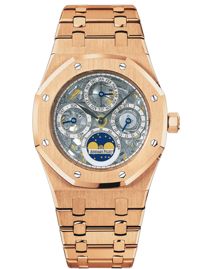 Audemars Piguet 25829OR.OO.0944OR.01 : Royal Oak Perpetual Calendar Openworked Pink Gold