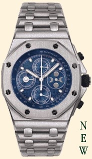 Audemars Piguet 25854BC.O.1150BC.01 : Royal Oak OffShore 25854 Perpetual Calendar White Gold / Blue