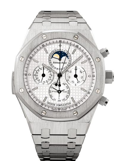 Audemars Piguet 25865BC.OO.1105BC.04 : Royal Oak Grande Complication White Gold / Silver