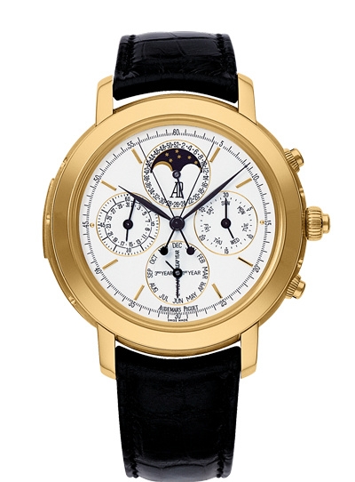 Audemars Piguet 25866BA.OO.D002CR.01 : Jules Audemars 25866 Grande Complication Yellow Gold / White