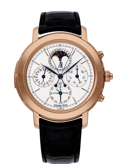 Audemars Piguet 25866OR.OO.D002CR.01 : Jules Audemars 25866 Grande Complication Pink Gold / White