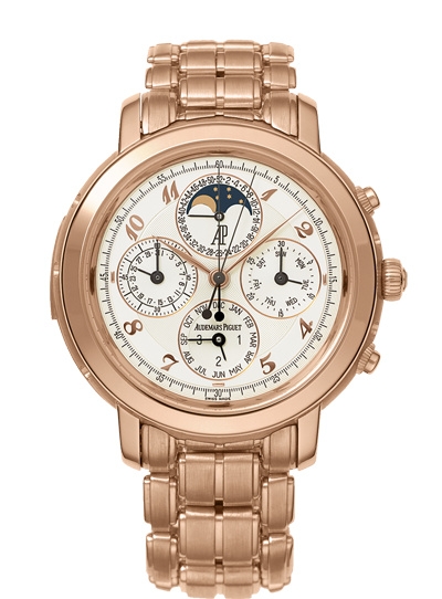 Audemars Piguet 25984OR.OO.1138OR.01 : Jules Audemars 25984 Grande Complication Pink Gold / White Breguet / Bracelet