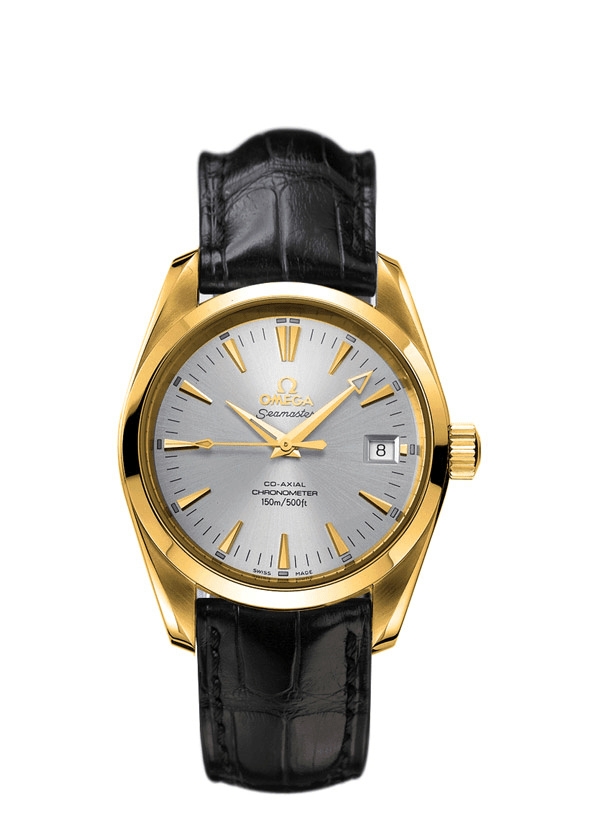 Omega 2603.30.31 : Seamaster Aqua Terra 150M Co-Axial 39.2 Yellow Gold / Silver